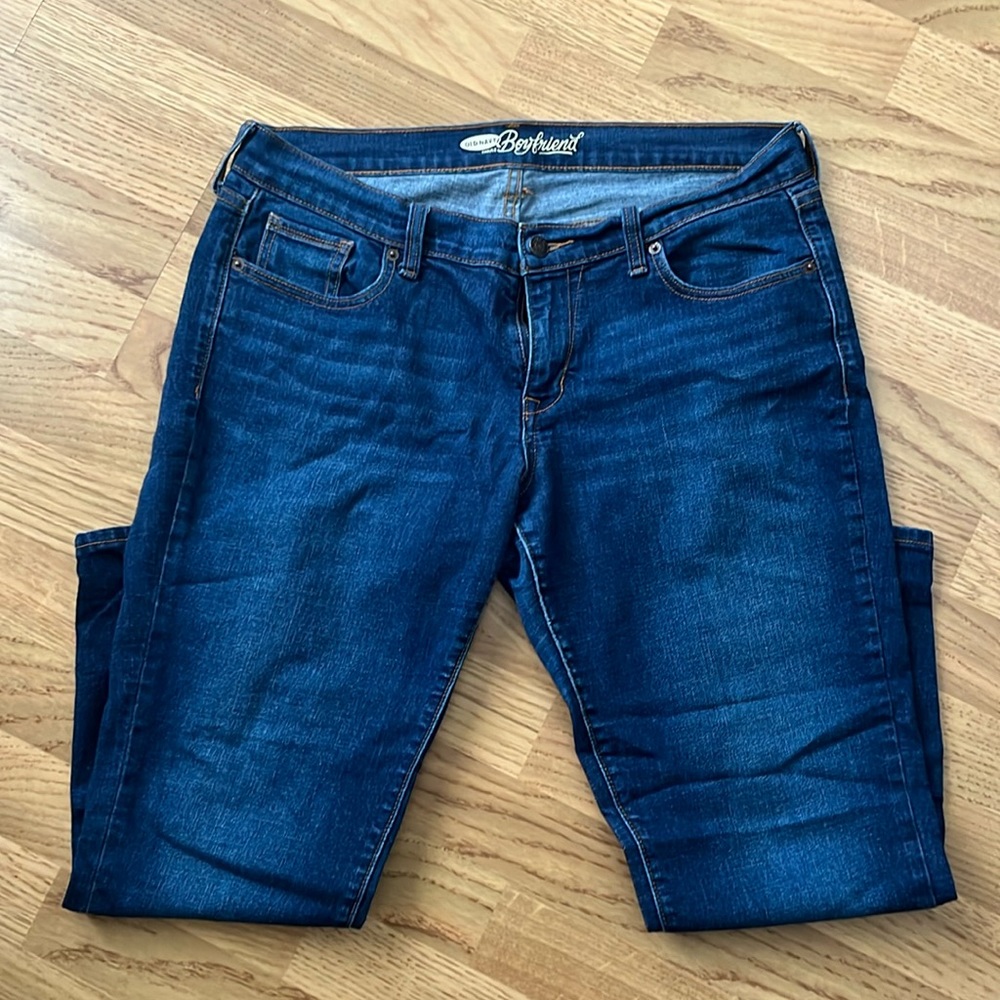 Old Navy Boyfriend Cropped Jeans size 10